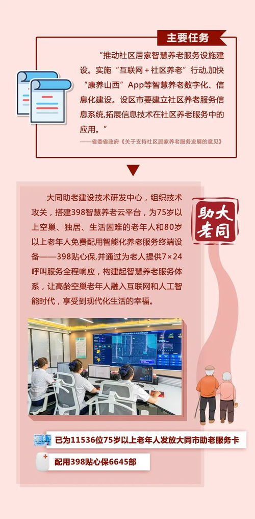 大同助老 对标省社区居家养老服务发展意见 六助 温暖千家万户